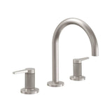 California Faucets - 8'' Widespread Lavatory Faucet with ZeroDrain - Gloss White