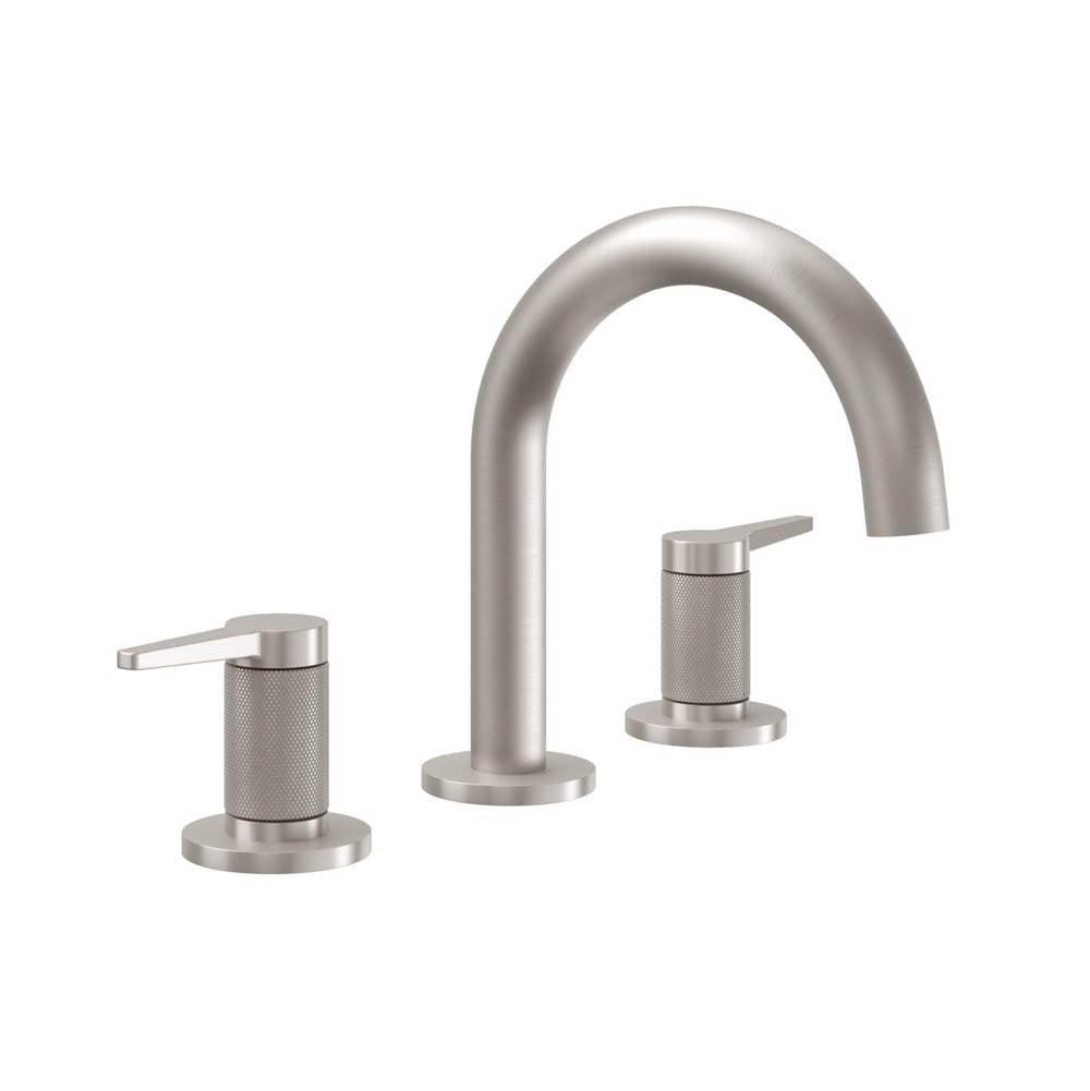 California Faucets - 8'' Widespread Lavatory Faucet with Completely Finished ZeroDrain - Gloss White
