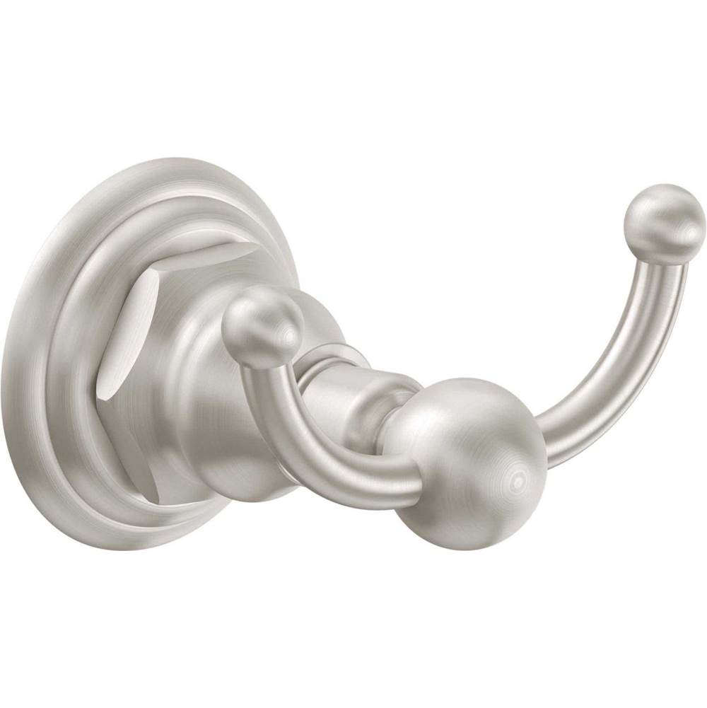 California Faucets - Double Robe Hook - Gloss White