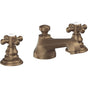 California Faucets - 8'' Widespread Lavatory Faucet - Antique Brass Flat