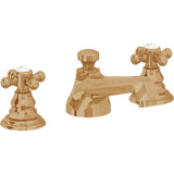 California Faucets - 8'' Widespread Lavatory Faucet - Burnished Brass Uncoated