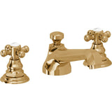 California Faucets - 8'' Widespread Lavatory Faucet - French Gold Pvd
