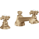 California Faucets - 8'' Widespread Lavatory Faucet with ZeroDrain - Satin Bronze Pvd