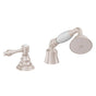 California Faucets - Complete Handshower & Diverter for Roman Tub - Gloss White