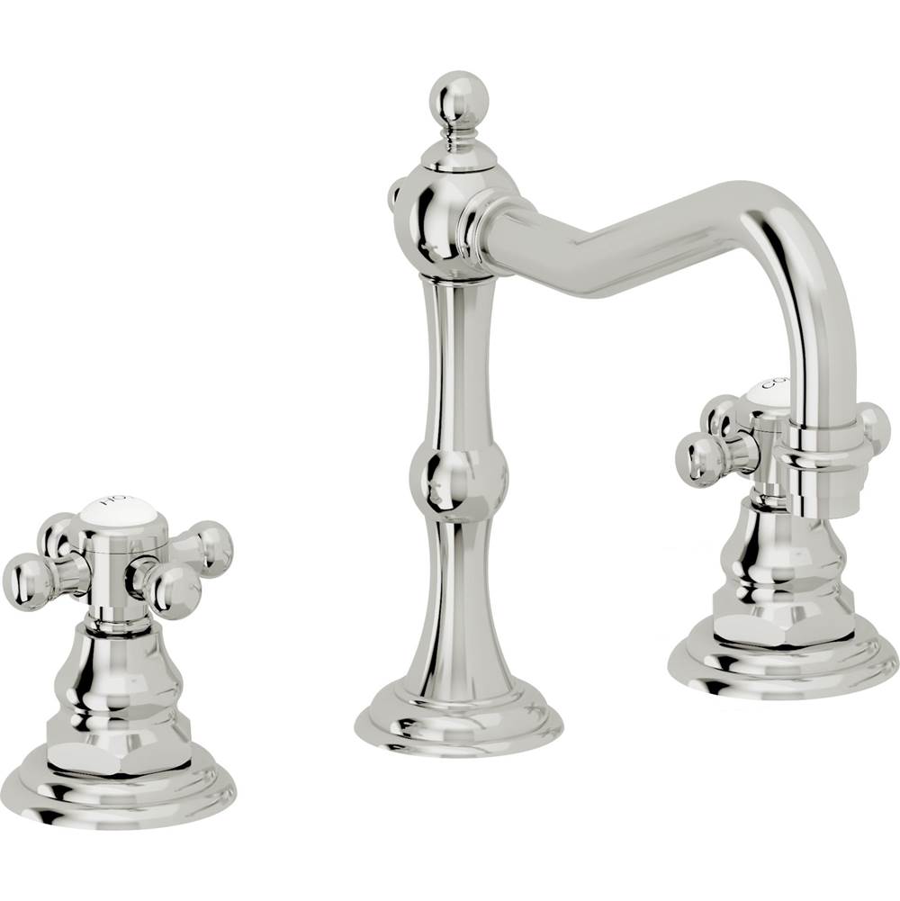 California Faucets - 8'' Widespread Lavatory Faucet - Polished Chrome