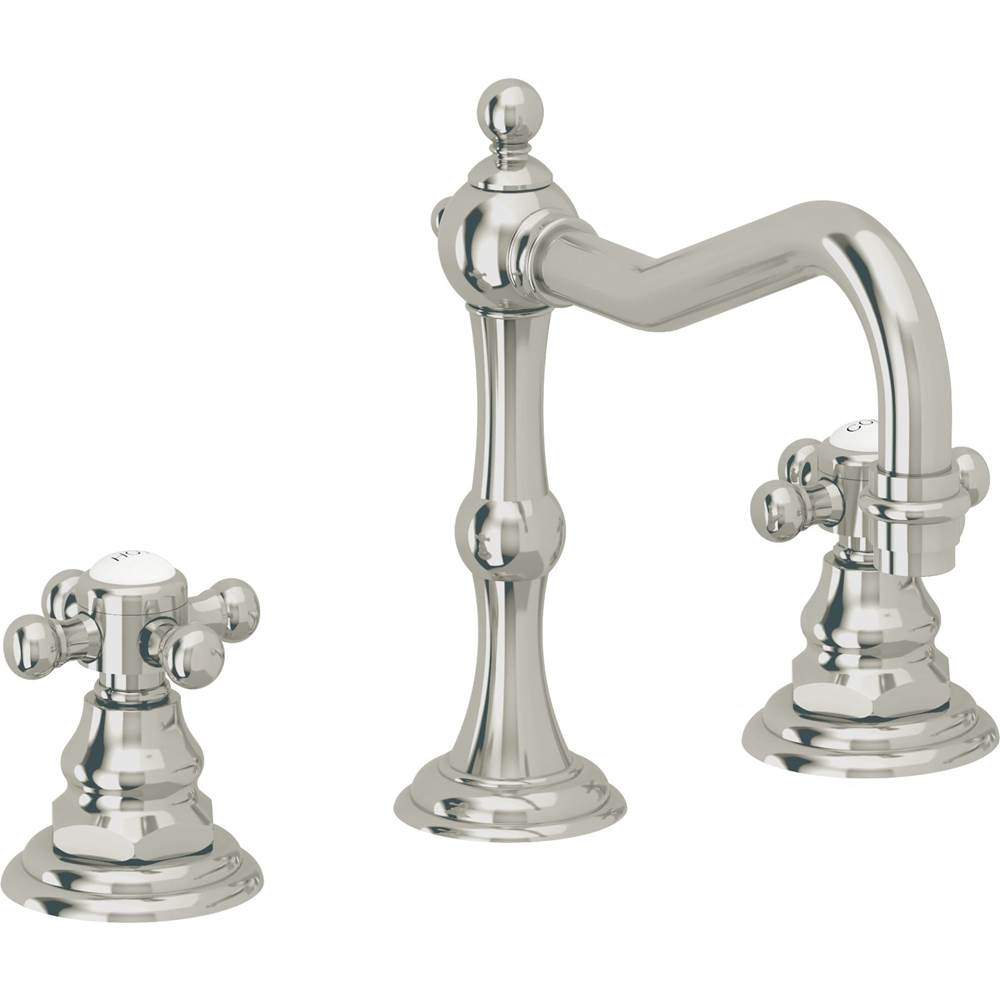California Faucets - 8'' Widespread Lavatory Faucet - Polished Nickel Pvd