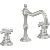 California Faucets - 8'' Widespread Lavatory Faucet - Satin Chrome Pvd