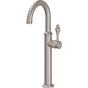 California Faucets - Single Hole Lavatory/Bar/Prep Faucet - High Spout - Gloss White