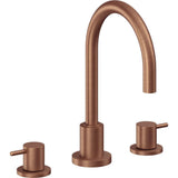 California Faucets - 8'' Widespread Lavatory Faucet - Antique Copper Flat