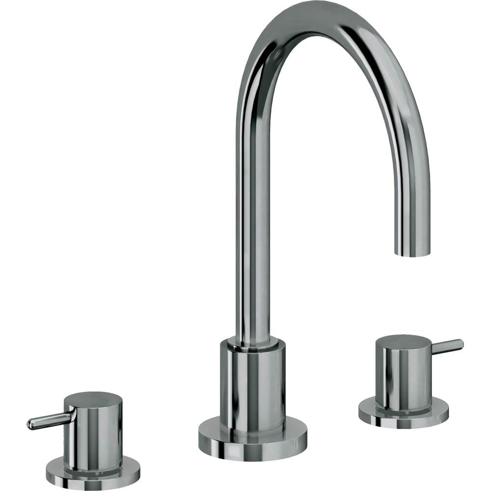 California Faucets - 8'' Widespread Lavatory Faucet - Black Nickel Pvd