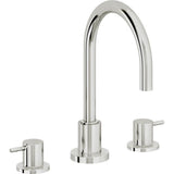 California Faucets - 8'' Widespread Lavatory Faucet with ZeroDrain - Polished Chrome