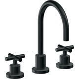 California Faucets - 8'' Widespread Lavatory Faucet - Carbon Pvd