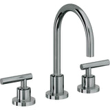 California Faucets - 8'' Widespread Lavatory Faucet with Completely Finished ZeroDrain - Black Nickel Pvd