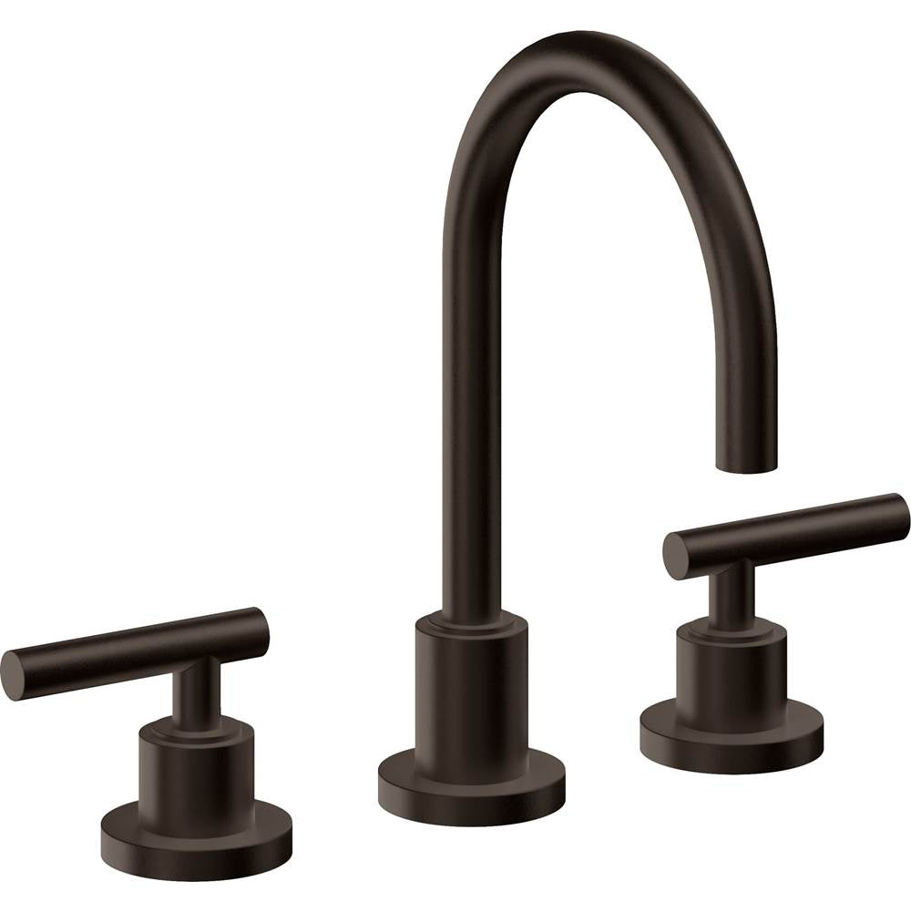 California Faucets - 8'' Widespread Lavatory Faucet with Completely Finished ZeroDrain - Bella Terra Bronze