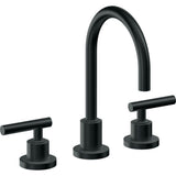 California Faucets - 8'' Widespread Lavatory Faucet with Completely Finished ZeroDrain - Carbon Pvd