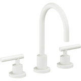 California Faucets - 8'' Widespread Lavatory Faucet with ZeroDrain - Matte White