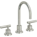 California Faucets - 8'' Widespread Lavatory Faucet - Polished Nickel Pvd