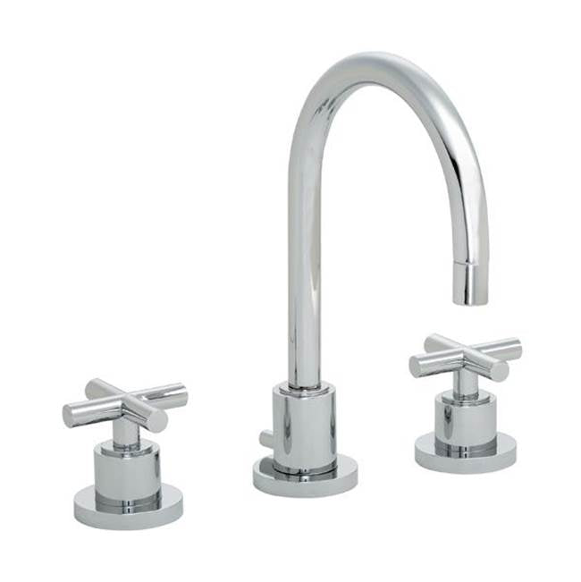 California Faucets - 8'' Widespread Lavatory Faucet with ZeroDrain - Gloss White