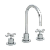 California Faucets - 8'' Widespread Lavatory Faucet with ZeroDrain - Gloss White