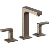 California Faucets - 8'' Widespread Lavatory Faucet with ZeroDrain - Antique Nickel Flat