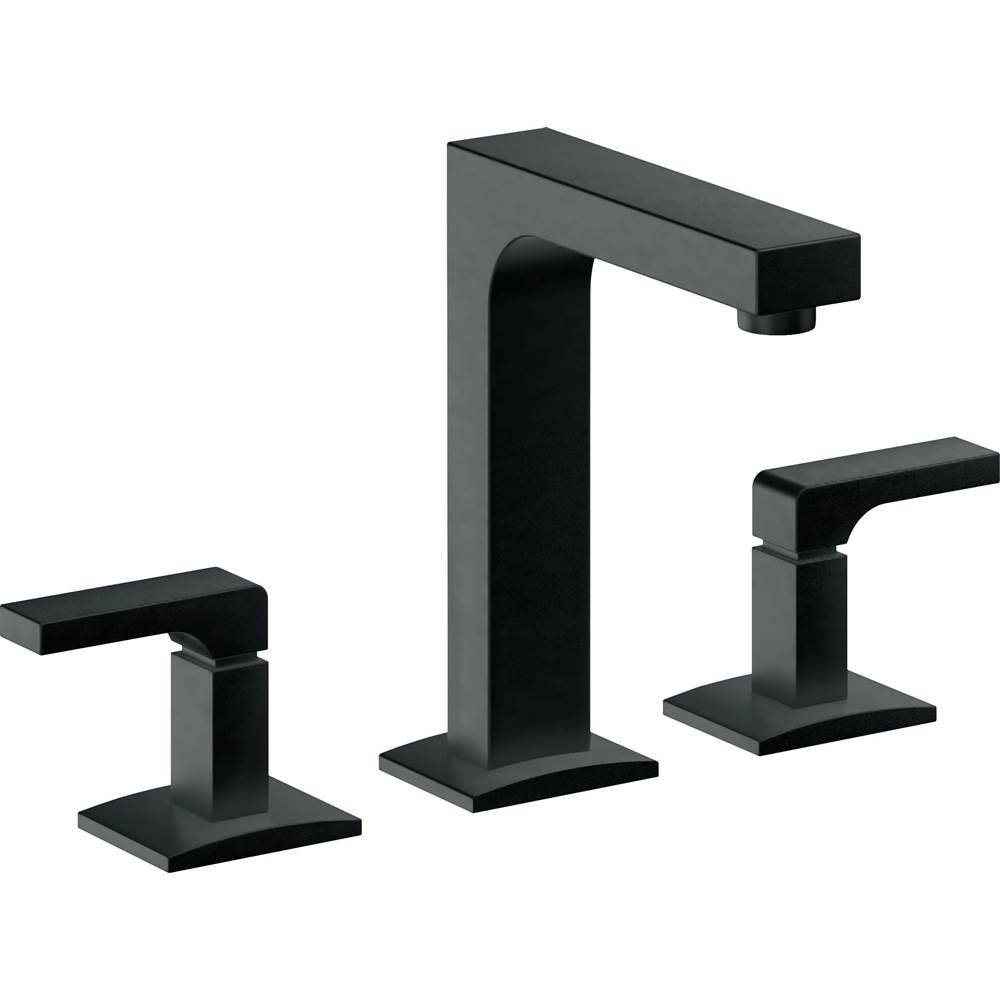 California Faucets - 8'' Widespread Lavatory Faucet with ZeroDrain - Carbon Pvd