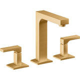 California Faucets - 8'' Widespread Lavatory Faucet with ZeroDrain - Lifetime Satin Gold Pvd