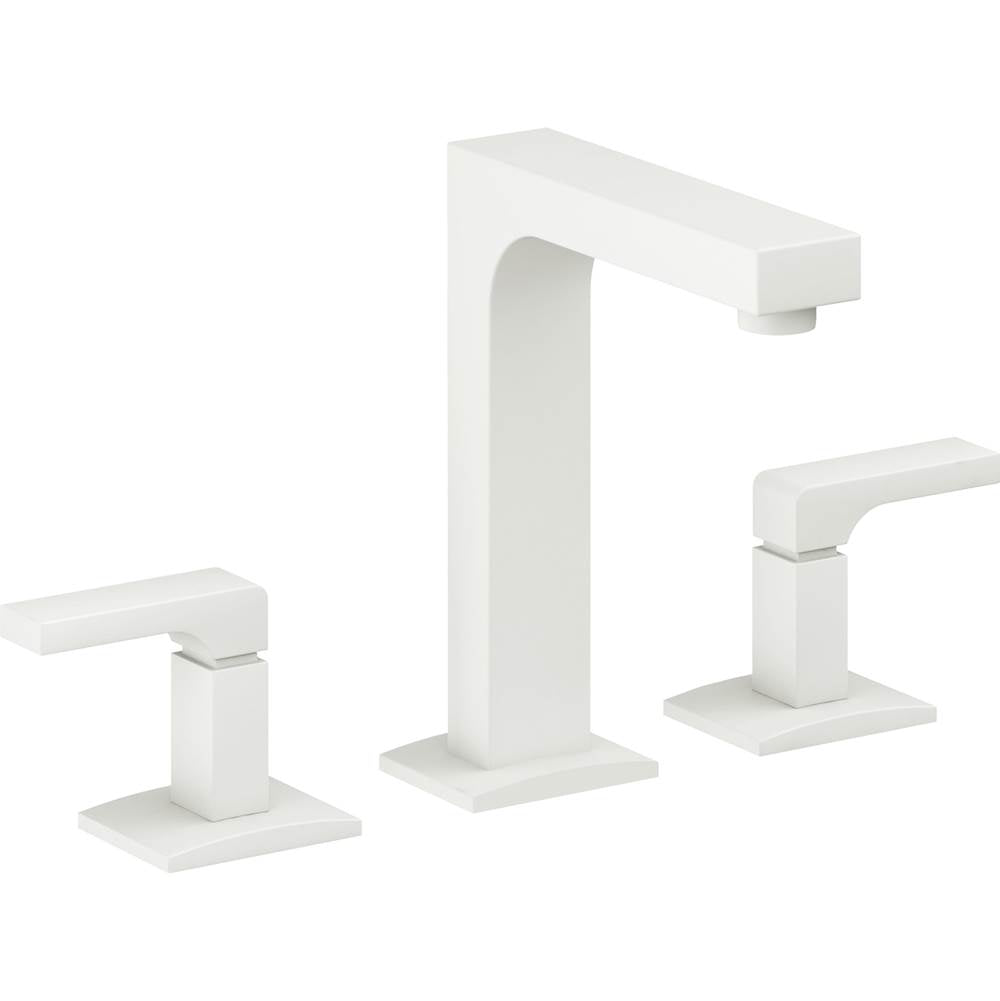 California Faucets - 8'' Widespread Lavatory Faucet with ZeroDrain - Matte White