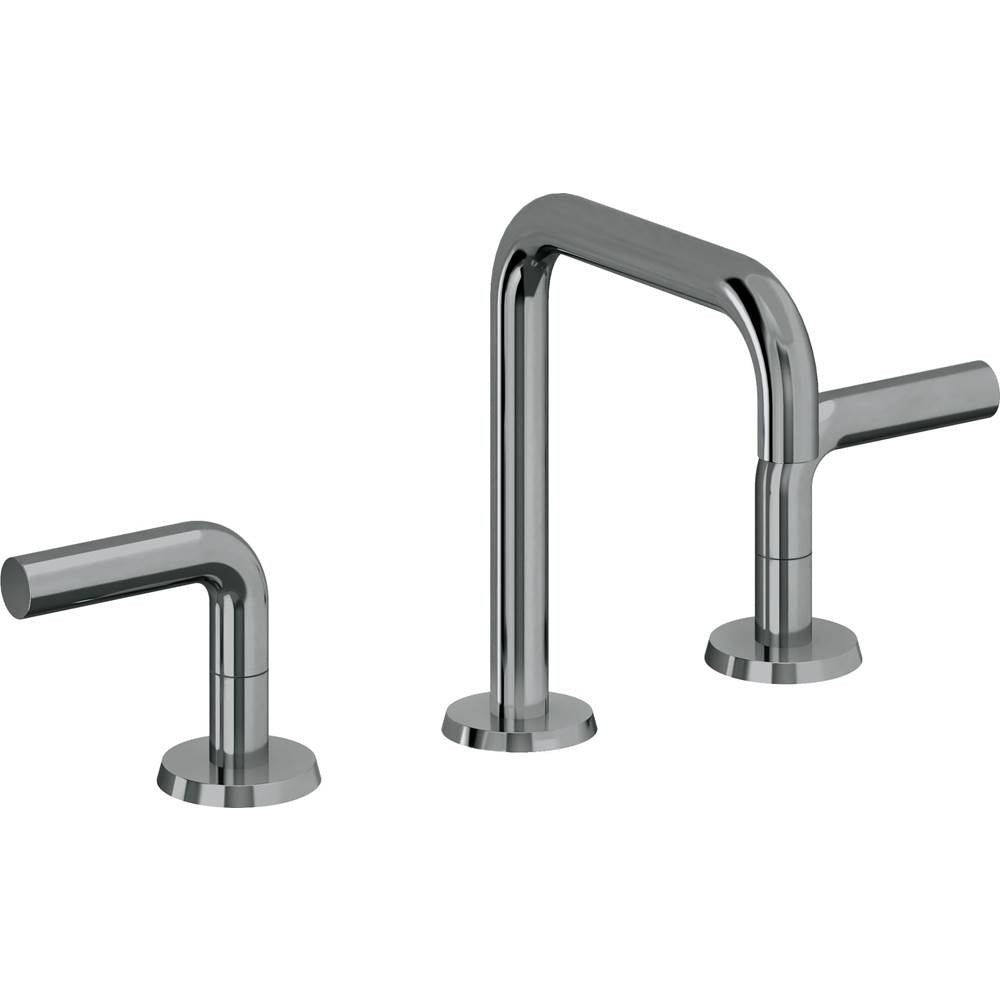California Faucets - 8'' Widespread Lavatory Faucet with Completely Finished ZeroDrain - Black Nickel Pvd