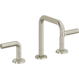 California Faucets - 8'' Widespread Lavatory Faucet with Completely Finished ZeroDrain - Burnished Nickel Uncoated