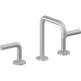 California Faucets - 8'' Widespread Lavatory Faucet with Completely Finished ZeroDrain - Satin Chrome Pvd
