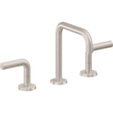 California Faucets - 8'' Widespread Lavatory Faucet with Completely Finished ZeroDrain - Satin Nickel