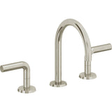California Faucets - 8'' Widespread Lavatory Faucet - Burnished Nickel Uncoated