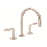 California Faucets - 8'' Widespread Lavatory Faucet with Completely Finished ZeroDrain - Gloss White