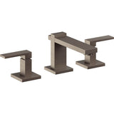 California Faucets - 8'' Widespread Lavatory Faucet with ZeroDrain - Antique Nickel Flat