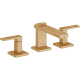 California Faucets - 8'' Widespread Lavatory Faucet - Burnished Brass Uncoated