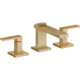California Faucets - 8'' Widespread Lavatory Faucet with ZeroDrain - French Gold Pvd