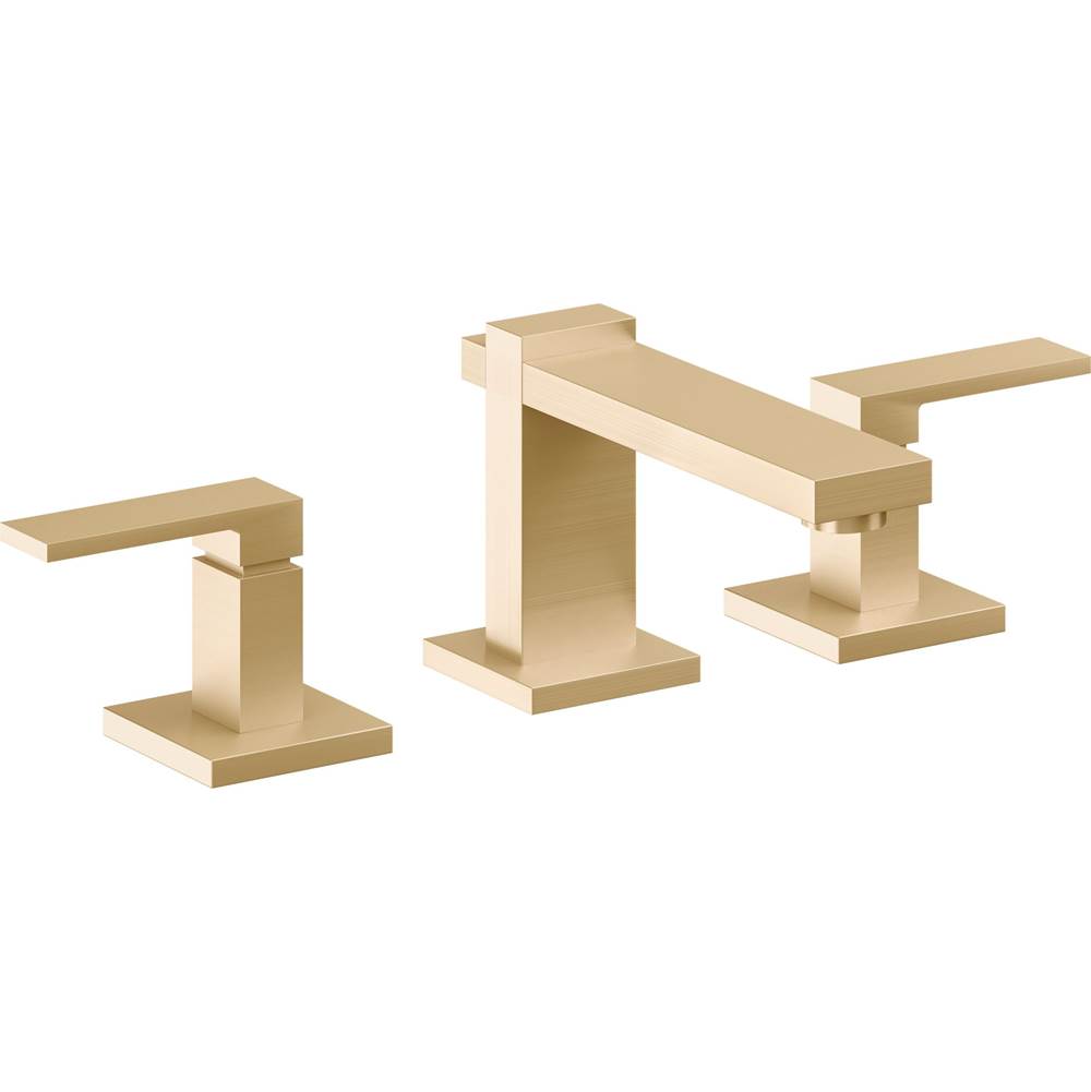 California Faucets - 8'' Widespread Lavatory Faucet - Satin Brass Pvd