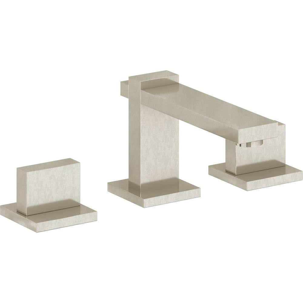 California Faucets - 8'' Widespread Lavatory Faucet - Burnished Nickel Uncoated