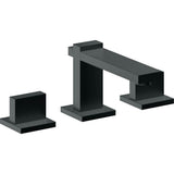 California Faucets - 8'' Widespread Lavatory Faucet with ZeroDrain - Carbon Pvd