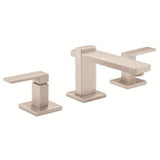 California Faucets - 8'' Widespread Lavatory Faucet with Completely Finished ZeroDrain - Gloss White