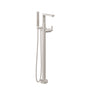 California Faucets - Modern Single Hole Floor Mount Tub Filler - Gloss White