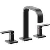 California Faucets - 8'' Widespread Lavatory Faucet with ZeroDrain - Matte Black