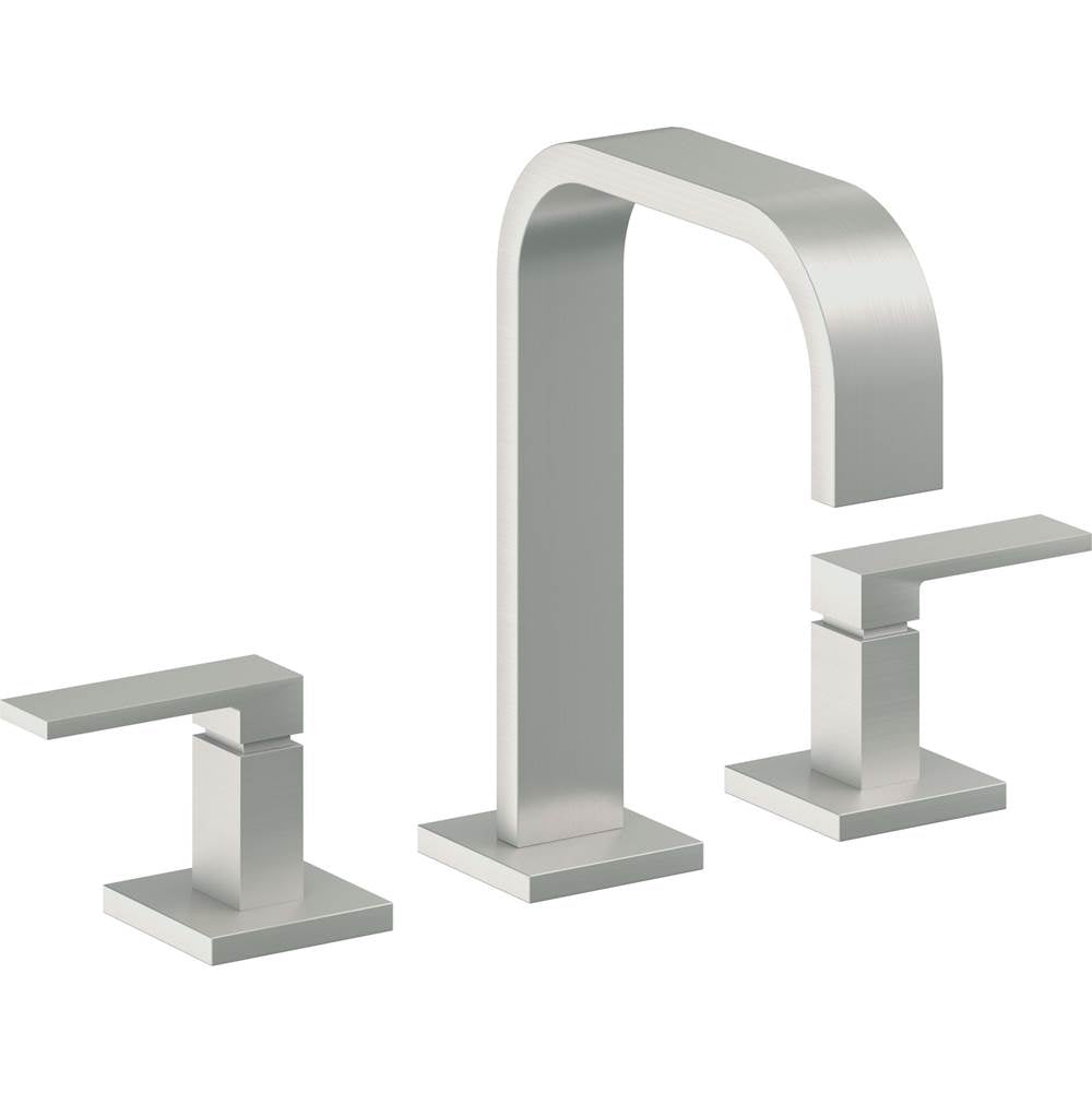 California Faucets - 8'' Widespread Lavatory Faucet - Satin Chrome Pvd