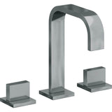 California Faucets - 8'' Widespread Lavatory Faucet with Completely Finished ZeroDrain - Black Nickel Pvd