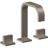 California Faucets - 8'' Widespread Lavatory Faucet with Completely Finished ZeroDrain - Graphite Pvd