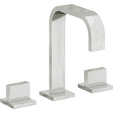 California Faucets - 8'' Widespread Lavatory Faucet with Completely Finished ZeroDrain - Polished Chrome