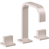 California Faucets - 8'' Widespread Lavatory Faucet with Completely Finished ZeroDrain - Satin Nickel