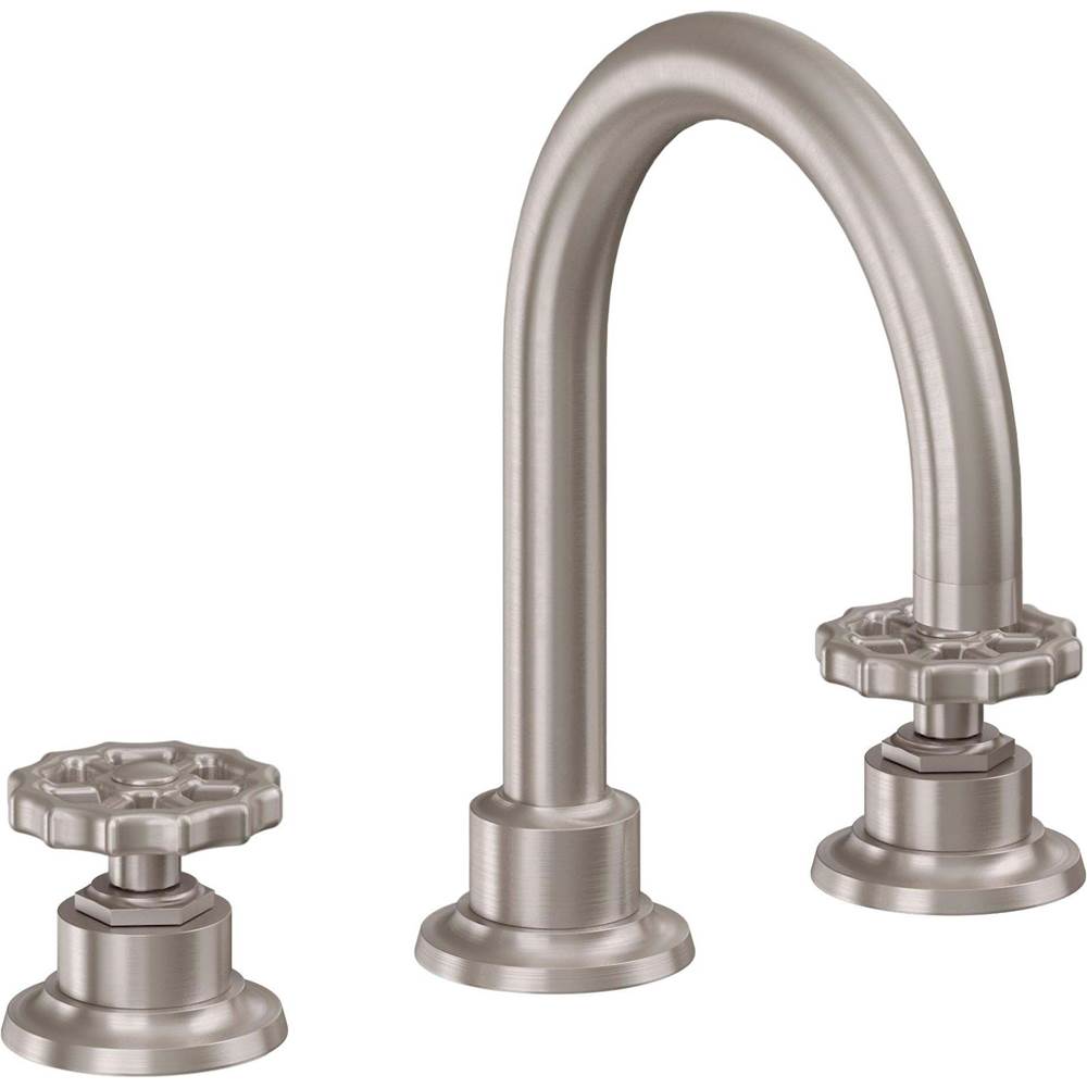 California Faucets - 8'' Widespread Lavatory Faucet - Gloss White