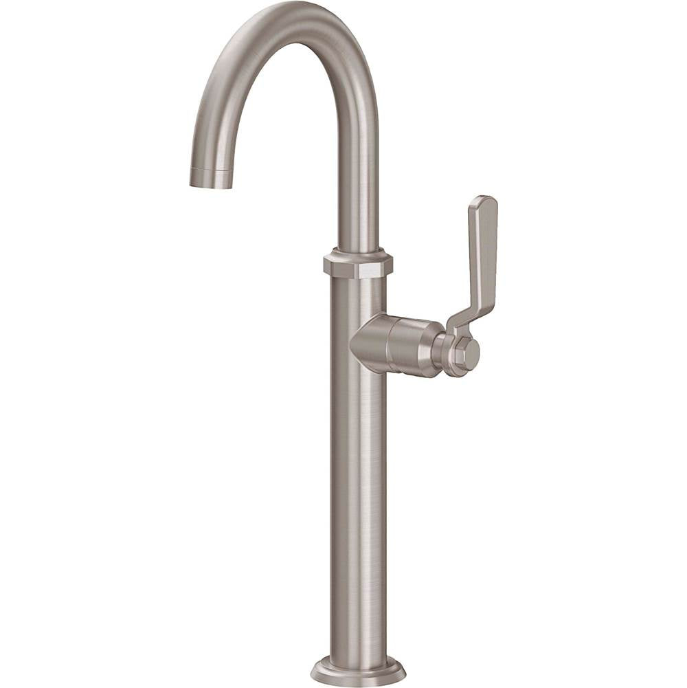 California Faucets - Single Hole Lavatory/Bar/Prep Faucet - High Spout - Gloss White