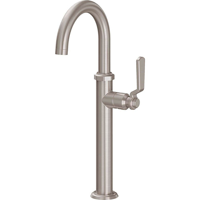 California Faucets - Single Hole Lavatory/Bar/Prep Faucet - High Spout - Gloss White